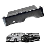 TELLIKA アルファード40系 センター エアコン吹き出し収納ケース ヴェルファイア40系 センターコンソルトレイ ALPHARD VELLFIRE コンソールトレイ ABS素材 ラバーマット付き 簡単取付 小物収納 内装 整理 便利パーツ アクセサリー インテリア ドレスアップ カスタム パーツ※ストレート式シフトレバー装備車専用