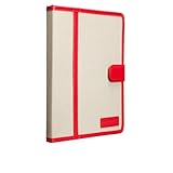 Case-Mate iPad Retina 第4世代 ~ iPad2 スリム ケース トリム キャンバス グラニタ ピンク/ホワイト 三つ折 スタンド機能つき CM020411