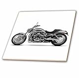 CT _ 4491タイルPicturingハーレーダビッドソン& # 174 ; Motorcycle 4-Inch-Ceramic ct_4491_1