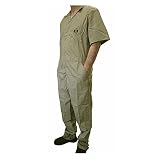 (ディッキーズ) Dickies 3399 COVERALL 半袖つなぎ　カバーオール (M, カーキ) [並行輸入品]