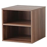 インテリア 家具 便利 おしゃれ ユニットBOXラック (コンビネーションラック) 2段 幅39cm×高さ39cm UNB-2S-2BR ブラウン