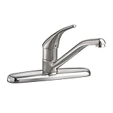 American Standard 4175.500.075 Colony Soft Swivel Spout Kitchen Faucet Less Side Spray, Stainless St
