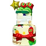 KanonBabys おむつケーキ 男の子 はらぺこあおむし 出産祝い 2段 Sサイズ 8001