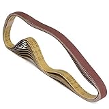 Generic 10Pcs 100 Grit 1070X25Mm Zirconia Abrasive Sanding Belts For Wood Grinding Working