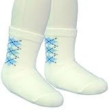 ベビーストーリー クルーソックス アーガイルチェック 脱げにくい仕様 日本製 9-12ｃｍ サックス