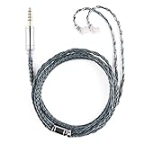 【2022新版】TRIPOWIN Zonie 16 コアー銀メッキケーブル＆SPCHIFIイヤホンアップグレードケーブル (4.4mm-QDC, Moss)