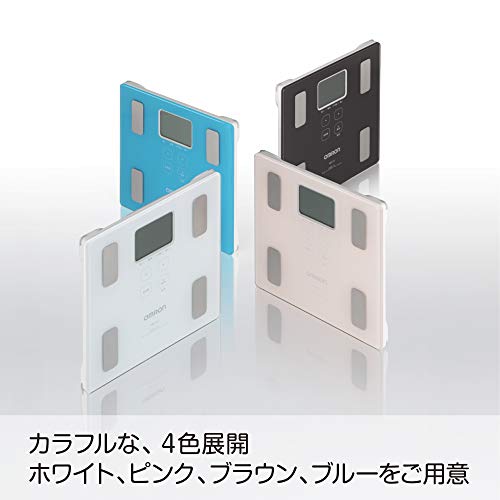 OMRON Body Composition Meter White HBF-214-W Weight Scale Japan