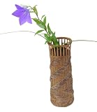 竹製・掛花籠「矢筈文掛花籠」