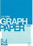 SAKAEテクニカルペーパー 1mm方眼紙 トレーシングペーパー45g/m2 B4 50枚 アイ色 B4-04