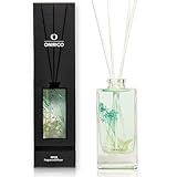 [オニリコ] 生花入り リードディフューザー Nefer 150ml, ホイッスト, ルームフレグランス ベッドルーム バスルーム リビングルーム 誕生日 記念日 芳香剤 プレゼント