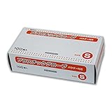 ヘイコー 手袋 プラスチックグローブ パウダー S 100枚入 スワン 004783001