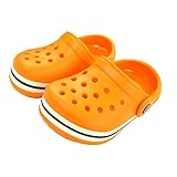 ILOVE papa&mam サンダル ビーチサンダル クロックス風 子供用 キッズ ベビー 男の子 女の子 【YP】 fo-sa15 15cm オレンジ