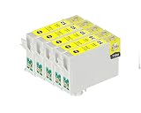 【Ecolink】EPSON エプソン IC6CL50対応 ICY50 イエロー単品5個セット IC50系 互換インクカートリッジ
