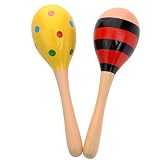 ベビーキッズ幼児用おもちゃ。weimay小さな木製Shakingとサウンド手砂ハンマーカラフルな教育Musical INSTRUMENTTS – 2個