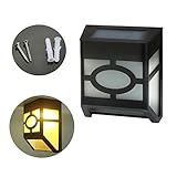 ALED LIGHT ledソーラーライト led 光センサーライト ソーラー壁掛けライト 太陽光充電 和風　夜間自動点灯 昼白色/ウォームホワイト 防水 ガーデン 屋外 (ウォームホワイト)