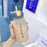 ボトル 水筒 400ml 500ml ポータブルストロースポーツウォーターボトル BPAフリー プラスチックウォーターボトル 大人 子ども アウトドア スポーツ 登山用 キャンプ ランニング ジム 自転車(400ml,dark blue)