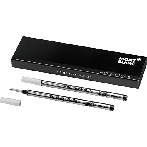 【美品】モンブラン ファインライナー ブラックミステリー 新品)MONTBLANC モンブラン ファインライナー替芯 ミステリー