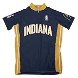 NBAインディアナ・ペイサーズWomen 's Short Sleeve Away Cycling Jersey 5L ブルー