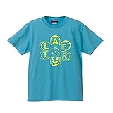ダンス 衣装 ガールズ キッズ HOORAY(フーレイ)のフラワーロゴTシャツ ダンス 衣装 ヒップホップ 150 ターコイズブルー