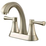 Pfister lf-048-avkk Altavista 2-handle 4インチCentersetバスルーム蛇口in Brushedニッケル、1.2 GPM