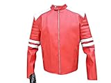 Celebrita CFレザージャケットfaux3合成レッドL – For Chest 40 "- 42