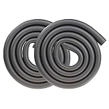 Jolieer 衝撃吸収 ケガ防止 コーナーガード コーナークッション 赤ちゃん舐めても安心 けが防止 2M×2個入 (U型, ブラック)