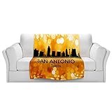 ブランケットウルトラソフトFuzzy 4サイズ！DIANOCHEデザインからby Angelina Vick City lll San Antonio TexasホームDecor Unique Des