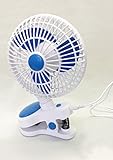 ORANGE-BABY(オレンジベビー) おでかけファン2WAY USB付扇風機 ベビーカー・おでかけ扇風機 ブルー