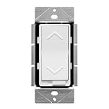 topgreenerアドオンライトディマースイッチfor tgds-120、屋内照明| LEDとCFL調光機能付きのパドルディマー、3ウェイ、Decoratorスタイル|スタンドアロンスイッチ、req