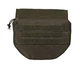 MIL-TEC ドロップダウンポーチ MOLLEシステム搭載 プレートキャリアベスト対応 IDパッチ - OD GREEN
