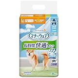 マナーウェア 長時間快適オムツ 男の子用 L 36枚