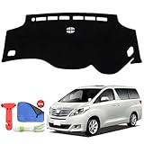 Rasya ダッシュボードマット ヴェルファイア 20系 ダッシュマット アルファード 20系 ダッシュボードカバー VELLFIRE ALPHARD 20系 前期/後期 車種専用設計 ダッシュボード 保護マット 日焼け防止 反射防止 劣化防止 ヴェルファイア/アルファード 20 カスタムパーツ アクセサリー 内装パーツ (トヨタ VELLFIRE ALPHARD 20系)