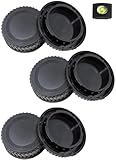 【3セット】ニコン Fマウント用 リアレンズキャップ+カメラボディカバー 互換 D7500 D7000 D850 D810 D800 D750 D350 D600 D3500 D3400 D3300 D3200 D3100 D56000 D5500 D50 D50 0 D53 00 D5200 D5100 D90 D80 D70 D70S ニコン F AI マウント DSLR