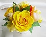 イースター 黄色のバラのアレンジ プリザーブドフラワー