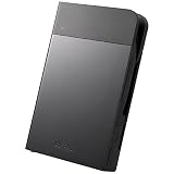 BUFFALO ICカードロック解除 MILスペック耐衝撃ボディー防雨防塵ポータブルSSD 480GB ブラック SSD-PZN480U3-BK
