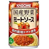 カゴメ 国産野菜で作ったミートソース 295g缶×24個入