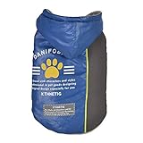 レンコス（Lemcos）ペット 服 秋冬 ドッグウェア 小型犬猫用 水を防ぎます 犬洋服 フード付き コート 可愛い 散歩 暖かい 防寒 秋冬 犬服 アパレル 子犬 コスチューム