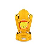 SONARIN 3in1マルチファンクション漫画版Hipseatベビーキャリア、人間工学に基づいた、100％コットン、1つのサイズはすべて、持ち運びが簡単で簡単なママ、居心地の良い＆うるおいの赤ちゃん