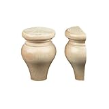 ブラウン木製Inc。 – Greco Romanチューリップ半分Bun足 – ハードMaple 01706010hm2