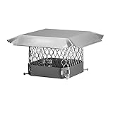 Draft King SS918U Bolt On Stainless Steel Single Flue Chimney Cap, 9 x 18 by Draft King