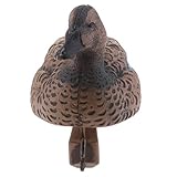 FLAMEER 3D鴨　デコイ　動物モデル　狩猟餌　現実的　置物　インテリア　プール　ガーデン　農場　全５種 - 28cmメス