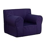 Offex OF-DG-LGE-CH-KID-SOLID-BL-GG Oversized Solid Kids Chair, Navy Blue [並行輸入品]