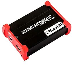 TreasLin USB3.0 HDMI ビデオキャプチャーボード Switch PS4 Xbox Wii U、PS3用サポート（HDMI Loop-out、HD HDMIゲーム録画・HDMIビデオ録画・ライブ配信用キャプチャーデバイス）HDCP 1080P Windows 7/8/10 Linux OBS Potplayer Youtube Twitch HSV321