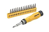 Maxcraft 60605 Precision Screwdriver and Bit Set, 17-Piece [並行輸入品]