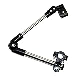 MIRACLE 傘 スタンド 折り畳み 自転車 ベビーカー カート 雨 日除け パイプ チェアー テーブル 傘立て 固定 ホルダー (ブラック) MC-KASASUTA-BK