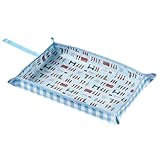 わくわくお食事タイムのベビーランチョンマット・トレイ　てくてくロンドン行進曲（ライトブルー）　B0502300　日本製