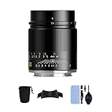 TTArtisan 銘匠光学 50mm F1.4 ASPH マニュアルフォーカス フルフレーム手動 レンズ ソニー EマウントカメラA9、A7C、A7、A7Ⅱ、A7Ⅲ、A7R、A7RⅡ、A7RⅢ 、A7RⅣ、A7S、A7SⅡ対応 【2年保証付】, ブラック