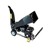 粉砕機 小型 ウッドチッパー 6.5馬力 エンジン式 ガーデンシュレッダー (粉砕機 B)