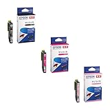 【純正品 3色セット】 エプソン インクカートリッジ サツマイモ SAT 3色セット BK/M/LM (ブラック/マゼンタ/ライトマゼンタ) 対応機種：EP-712A/713A/714A/812A/813A/814A