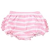 Ruffle Butts ラッフルバッツ Bloomers ブルマ Pink Striped Knit RuffleButt ピンクストライプ フリフリブルマ [並行輸入品]